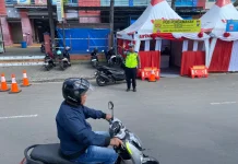 Polantas Bone Intensifkan Pengaturan Lalu Lintas Pos Pam