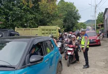 Polres Soppeng Intensifkan Pengaturan Lalin Pasar Tumpah