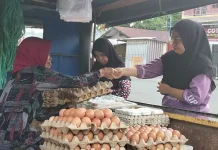 Harga Telur di Pasar Sinjai jelang Idulfitri Tembus Rp65 Ribu