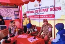 Wabup Bone Tinjau Kesiapan Pos Terpadu Arung Palakka