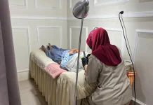 Menjelang Lebaran Klinik Kecantikan di Bone Kebanjiran Pelanggan