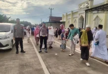 Polres Soppeng Lakukan Pengamanan Salat Id Muhammadiyah