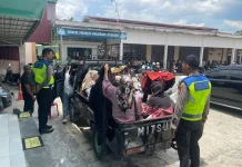 Patroli Ketupat, Satlantas Bone Amankan Wisata Lebaran