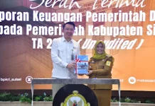 Bupati Sinjai Serahkan LKPD 2025 ke BPK Sulsel Tepat Waktu
