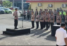 Polres Bone Gelar Sertijab Pejabat Utama