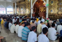 Safari Jumat, Kapolsek Ajak Warga Jaga Kamtibmas