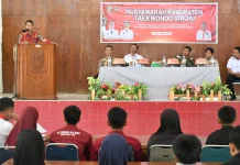 Muskab Taekwondo Sinjai Digelar, Bupati Dorong Pembinaan Atlet