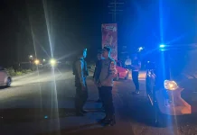 Polres Soppeng Intensif Patroli Malam Jaga Kamtibmas