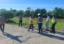Cegah Kecelakaan Lalu lintas, Satlantas Polres Bone Survei Jalan Rusak