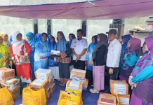 Organisasi Perempuan Sinjai Salurkan Bantuan Korban Kebakaran di Lappa