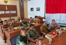 Diinisiasi TNI, Wabup Bone Ikut Sosialisasi Gerakan Bebas Sampah