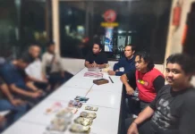 Polisi Gerebek Judi, Lima orang Warga Diamankan
