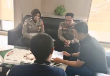 Satlantas Bone dan Jasa Raharja Gelar FKLL