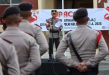 Kapolres Bone Buka Latja Siswa Diktukba Polri