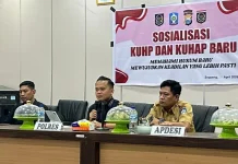 Polres Soppeng Sosialisasi KUHP KUHAP Baru