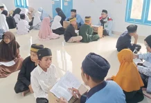 Ratusan Santri Tellulimpoe Ikuti Ujian Munaqasyah BKPRMI Sinjai