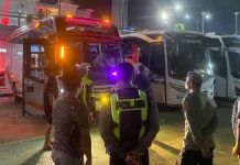 Personel Polsek Lalabat Turut Kawal 333 Jemaah Haji Soppeng