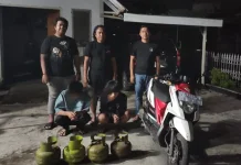 Tiga Pencuri Tabung Gas Dibekuk di Waetuo