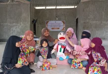Grace dan Nana Hibur Santri Ponpes Baitul Maqdis