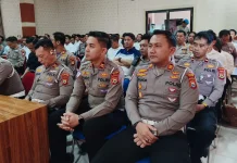 Kasat Lantas Bone Ikuti Monev Indeks Gakkum Polri