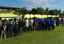 Polres Soppeng Hadiri Karya Bakti HUT Kodam XIV/Hasanuddin