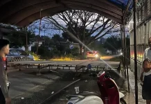 Satlantas Bone Tegur Tenda Hajatan Tutupi Badan Jalan