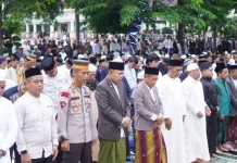 Andi Akmal Pasluddin Pimpin Salat Iduladha 1447 H di Lapangan Merdeka