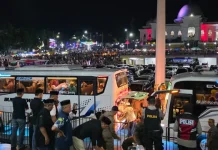 Polres Soppeng Kawal Kepulangan Jamaah Haji Kloter 21