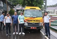 Bus Bandara Arung Palakka Resmi Beroperasi