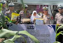 Satlantas Polres Soppeng Berbagi Sambut HUT Bhayangkara