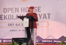 Kabag SDM Polres Soppeng Hadiri Open House Sekolah Rakyat