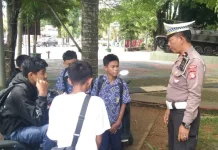 Polantas Bone Edukasi Pelajar Jadi Pelopor Keselamatan