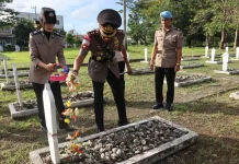Polres Bone Ziarah Sambut Hari Bhayangkara Ke-80