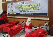 Sambut HUT Bhayangkara, Polres Bone Gelar Donor Darah Hasilkan 80 Kantong