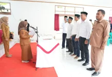 Bupati Lantik 3 Anggota BPD PAW di Sinjai Timur