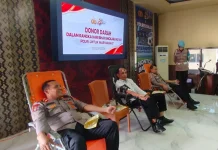 Sambut Hari Bhayangkara ke-80, Polres Sinjai Gandeng TNI Gelar Donor Darah