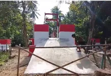 Pembangunan Jembatan Gantung Maccope-Polewali Rampung, Siap Diresmikan