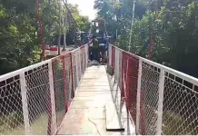 Ratusan KK Kini Nikmati Akses Jembatan Gantung Baru di  Maccope