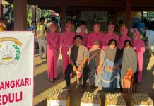 Polsek Ganra Salurkan Bantuan kepada Korban Kebakaran di Maniangpatu Soppeng