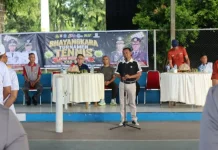 Bupati Bone Buka Turnamen Tenis Hari Bhayangkara Ke-80
