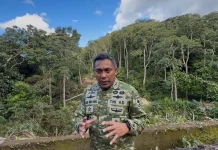 Pangkas Jarak Tempuh, Dandim Tinjau Lokasi Pembangunan Jembatan TMMD di Bontocani