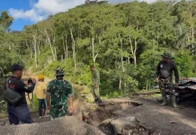 Kodim 1407 Bone Siapkan Dua Jembatan Gantung untuk Warga Pedalaman Bontocani