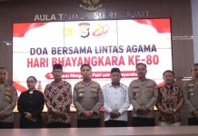 Polres Soppeng Gelar Doa Bersama Lintas Agama Hari Bhayangkara