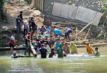 Ratusan Kepala Keluarga Berdampak Pembangunan Jembatan TMMD Kodim Bone