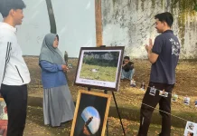 Mahasiswa KPI IAIN Bone Sulap Area CFD Jadi Galeri Foto, Karya Dipamerkan ke Publik