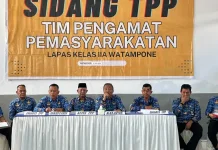 Lapas Watampone Optimalkan Pemenuhan Hak Warga Binaan Melalui Sidang Pengamat
