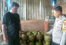 Bhabinkamtibmas Soppeng Perkuat Ketahanan Pangan Awasi Distribusi LPG Bersubsi