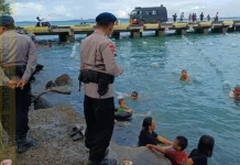 Brimob Bone Tingkatkan Patroli SAR Kawasan Wisata dan Pelabuhan Rakyat