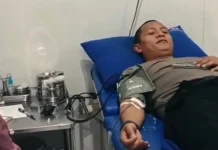 Brimob Bone Sigap Penuhi Donor Darah Pasien Pasca Operasi