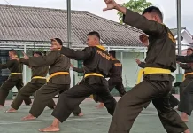 Kodim 1407/Bone Gelar Sosialisasi dan Latihan Pencak Silat Militer untuk Personel